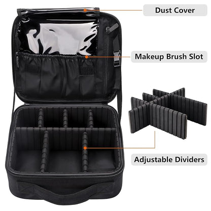 gzcz Travel Makeup Bag, Portable Makeup Case - Image 3
