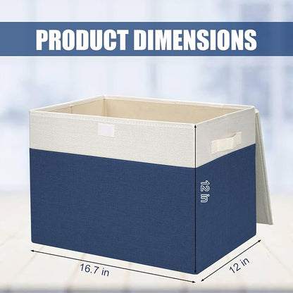 Bagnizer Large 42 Quarts Fabric Storage Bins - Image 2