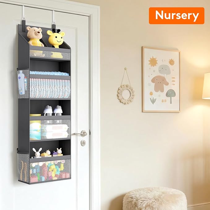 Lifewit 4 Tier Over the Door Diaper Organizer - Image 9