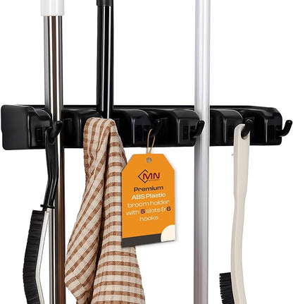 Heavy Duty ABS Plastic Broom Holder by Unknown