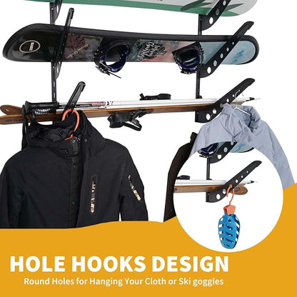 Snowboard Wall Racks, Adjustable Storage Rack - Image 5