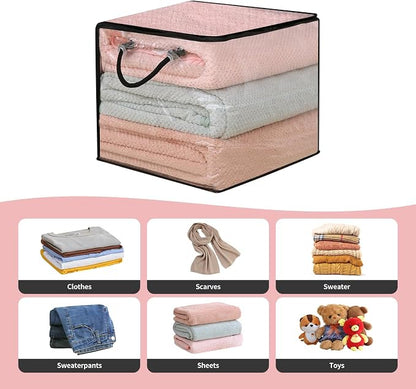 10 PCS Clear Zippered Storage Bags - Image 4