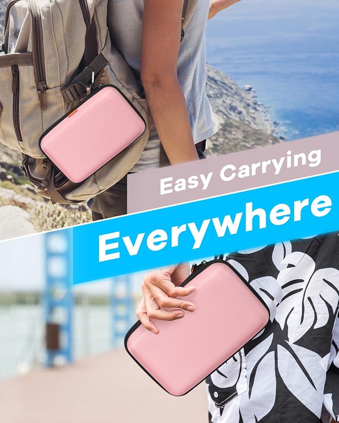 Gentle-Pink Hard Shell Carrying Case - Image 5