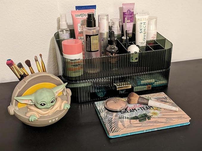 Makeup Organizer with Stackable Drawer, Large Capacity Vanity Organizer - Image 7