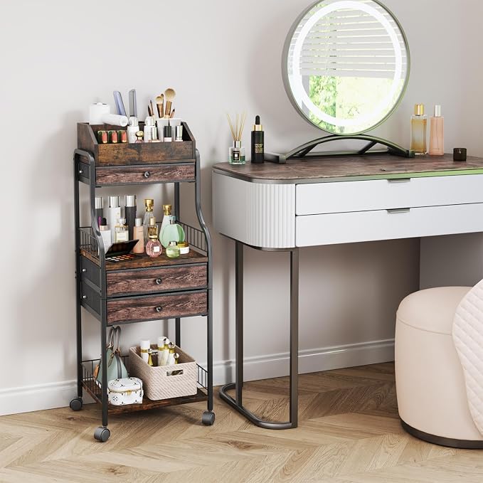 HapiRm Floor Makeup Organizer Storage - Image 2