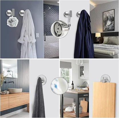 NearMoon Bathroom Hardware Set SUS 304 Thicken Stainless Steel-Towel Bar Set - Image 6