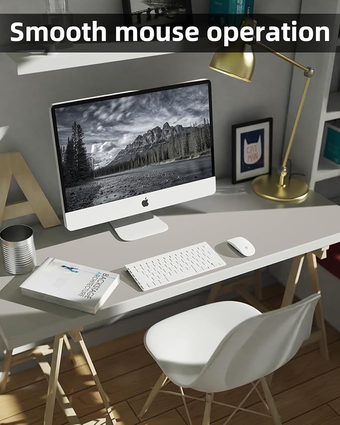Extra Large Desk mat, Leather Desk Pad Protector, Office Desk Mat, Mouse Pad - Image 4