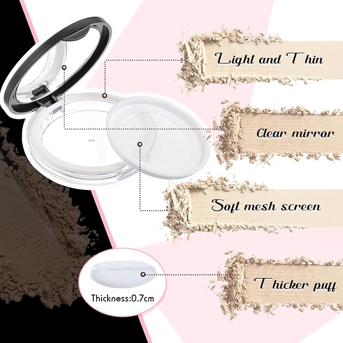 Cunhill 2 Pcs Loose Powder Container - Image 3
