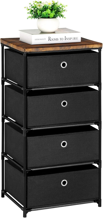 HAITRAL Fabric Storage Chest, Drawer Clothes Organizer by HAITRAL