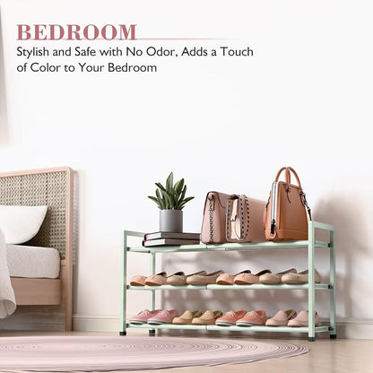 Bumusty 3-Tier Expandable Shoe Rack - Image 6