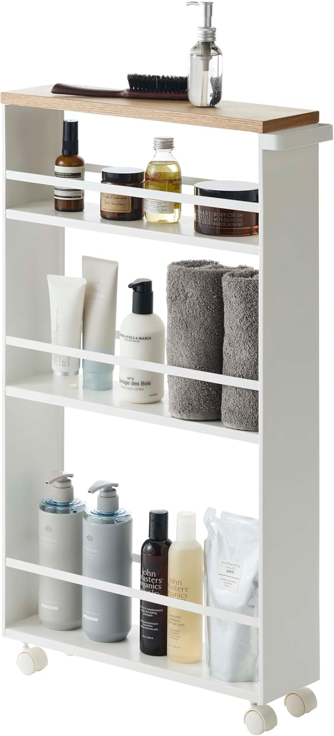 YAMAZAKI home Tower Rolling Slim Storage Cart by YamazakiHome