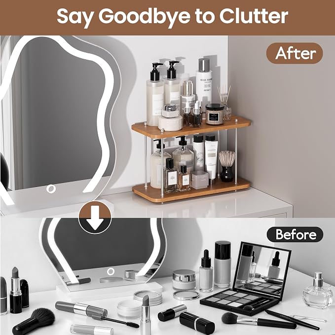 Bathroom Counter Organizer, Spices Organizer, Kitchen Countertop Organizer - Image 4