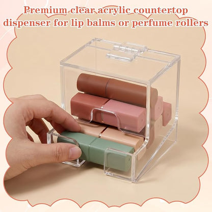 2 Pack Clear Acrylic Lip Balm Holder - Image 4
