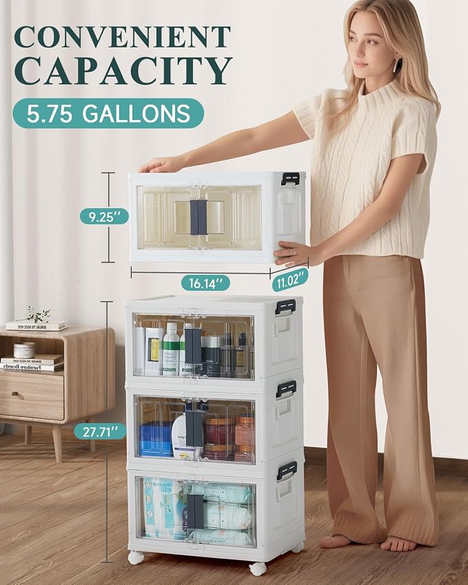 OlarHike 23QT Stackable Storage Bins - Image 5