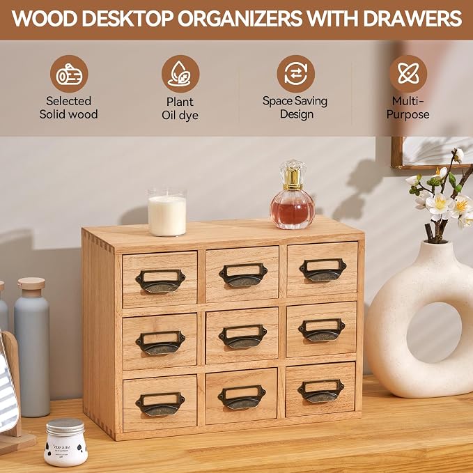 KIRIGEN Wooden Desk Organizer - Image 4