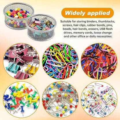 Paper Clip Holder With 50pcs Paper-Clips, Paperclip Holders, Mesh - Image 7