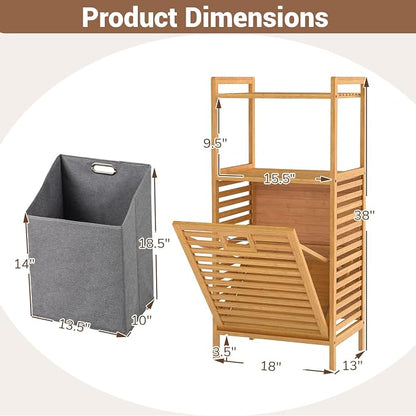 GOFLAME Tilt-out Laundry Hamper - Image 7