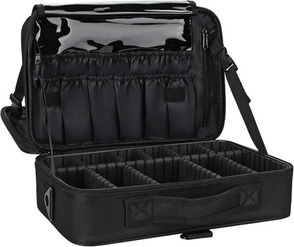 Relavel Makeup Bag Travel Makeup Train Case 13.8 inches Large Cosmetic Case by Relavel