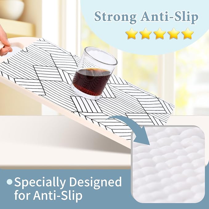Shelf Liners for Kitchen Cabinets 17in x 30FT, Non Adhesive Cabinet Liner - Image 2