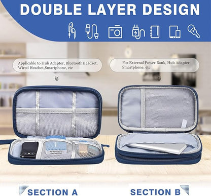 CAAORDKSO Electronic Organizer, Travel Cable Organizer Bag Pouch Electronic - Image 3