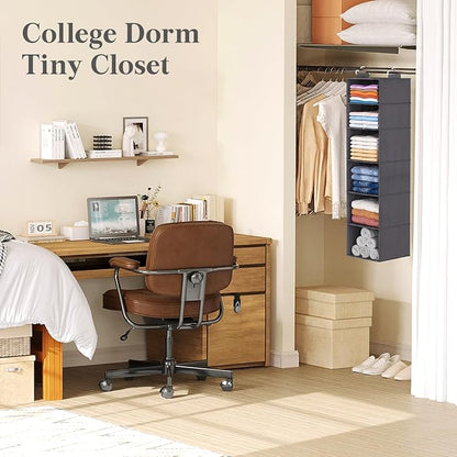 Lifewit 6 Tier Hanging Closet Organizer and Storage - Image 9