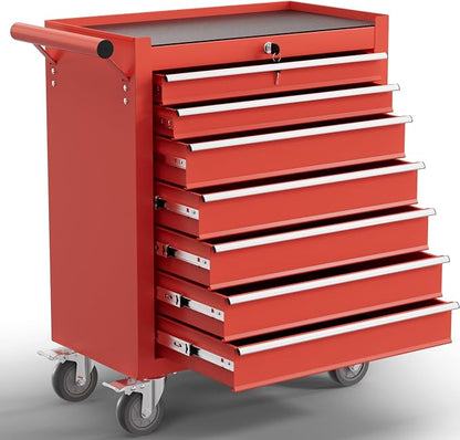 7-Drawer Tool Chest, Rolling Tool Cart by Unknown