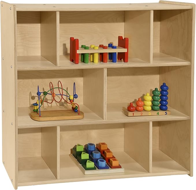 Contender - Birch 8 Cubby Storage Unit, Art&Craft Organizer - Image 3