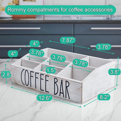 ALELION White Coffee Station Organizer - Image 7