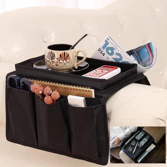 Sofa Armrest Organizer with Cup Holder No-Slip Couch Sofa Armrest Organiser by Unknown