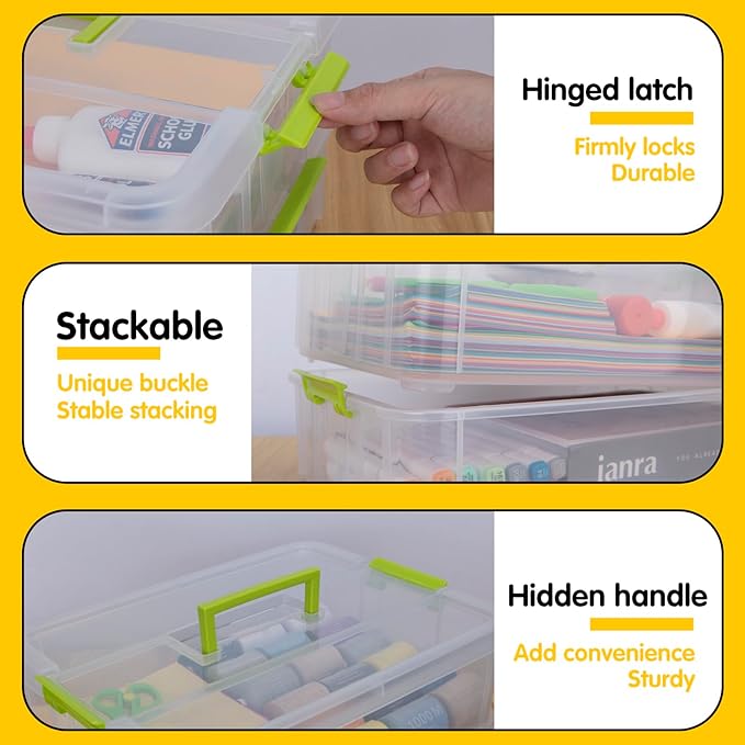2 Layer Plastic Storage Containers - Image 3