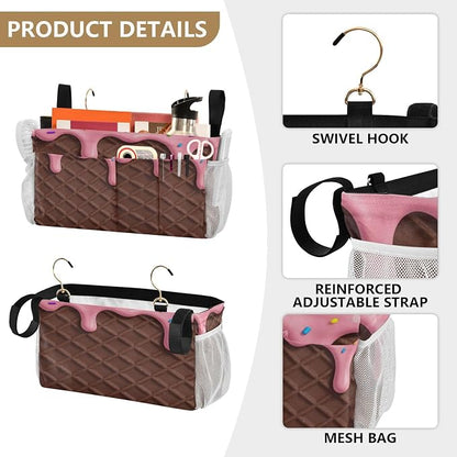Bedside Organizer Caddy Desk Hanging Organizer Bag - Image 5