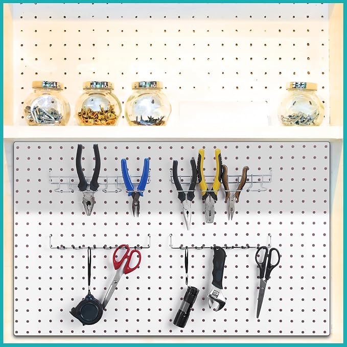 Coume 6 Pcs Pegboard Screwdriver Holders Organizer Pegboard Plier Holders - Image 4