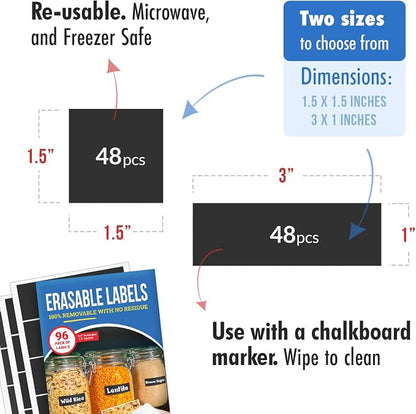 MESS Reusable Chalkboard Labels - Image 4