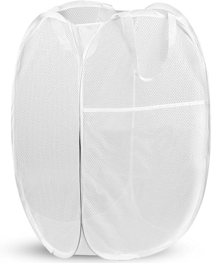 DUCOO Pop Up Laundry Hamper, 70L Collapsible Mesh Laundry Basket by Unknown