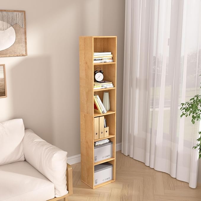 Wooden 6 Cube Storage Organizer, 6 Tier Storage Cubes Unit Display Cubby - Image 8