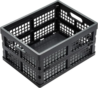 Eslite 16L Collapsible Storage Crates, Folding Plastic Crates - Image 2