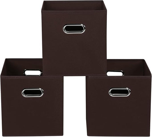 Fabric storage bins Cubes, Fabric Cube Organizer by Yunkeeper