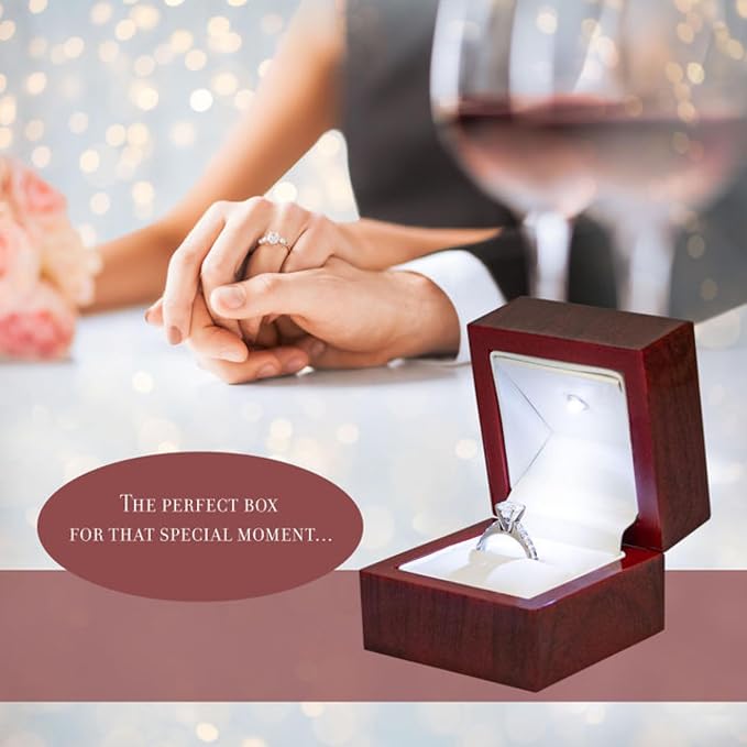 Novel Box Cherry Luxury Ring Jewelry Box - Image 4