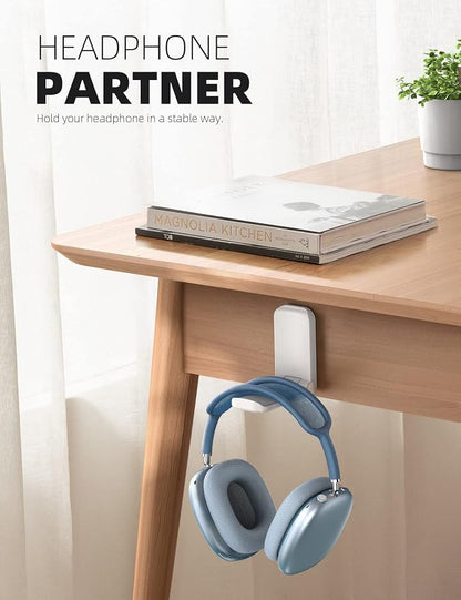 Lamicall Headphone Stand, Sticky Headset Hanger - Image 2