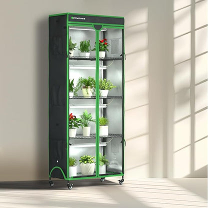 Indoor Greenhouse with Grow Light, Mini Greenhouse with Cover | 5-Tier Plant - Image 8