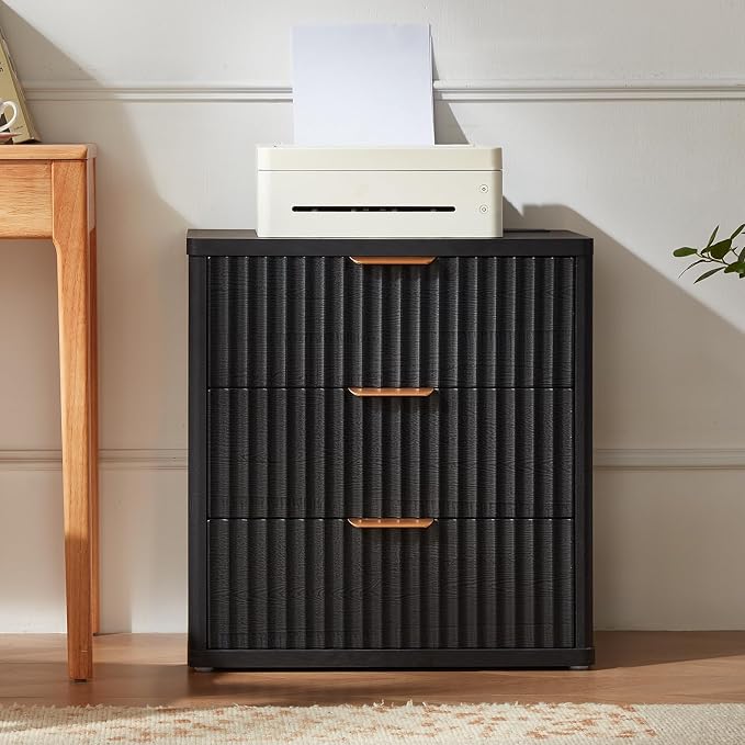LEYAOYAO 23" Wide Fluted Farmhouse Night Stand Set of 2 - Image 9