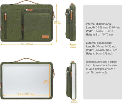 MOSISO 360 Protective Laptop Case 14 inch, 14 inch Laptop Sleeve Compatible - Image 8