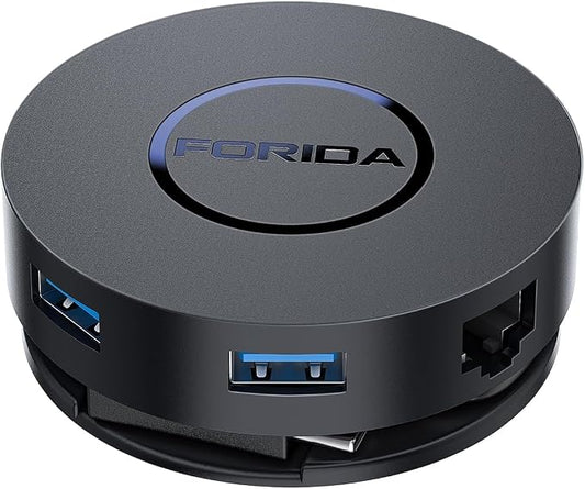 Mini USB C Docking Station Dual HDMI Monitor FORIDA USB C to USB Dock Hub by FORIDA-Besttecforusbhubdockingstation