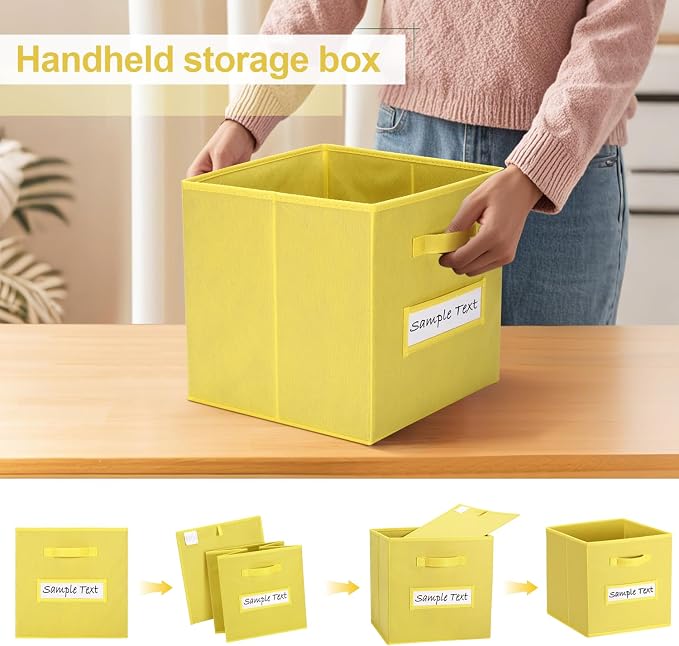 11x11 storage cube bins Foldable Fabric storage cubes - Image 4