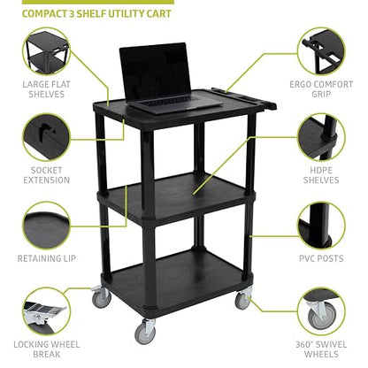 Pearington 3-Tier Compact Multi-Purpose Utility Cart - Image 7