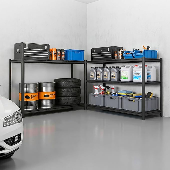 VEVOR Garage Shelving, 5-Tier Adjustable Storage Shelves, 3000 lbs Heavy Duty - Image 2