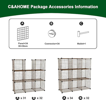C&AHOME Wire Cube Storage, 9 - Image 7