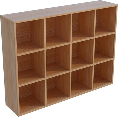 12-Cube Storage Shelf Bookcase by OSCHF
