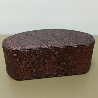 Leather Remote Control Holder TV Remote Caddy Store Box, Bedside Table Organizer - Image 5