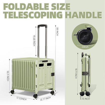 Heavy Duty Rolling Cart for Stairs：Collapsible Utility Crate - Image 2